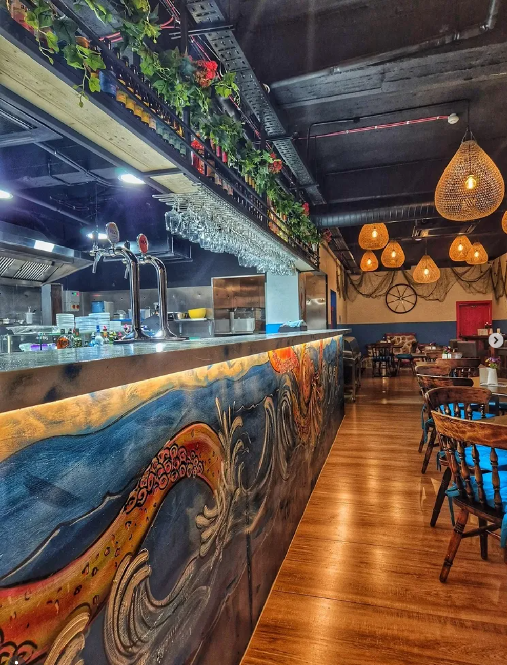 Fresh seafood at Forty Fishes Malta