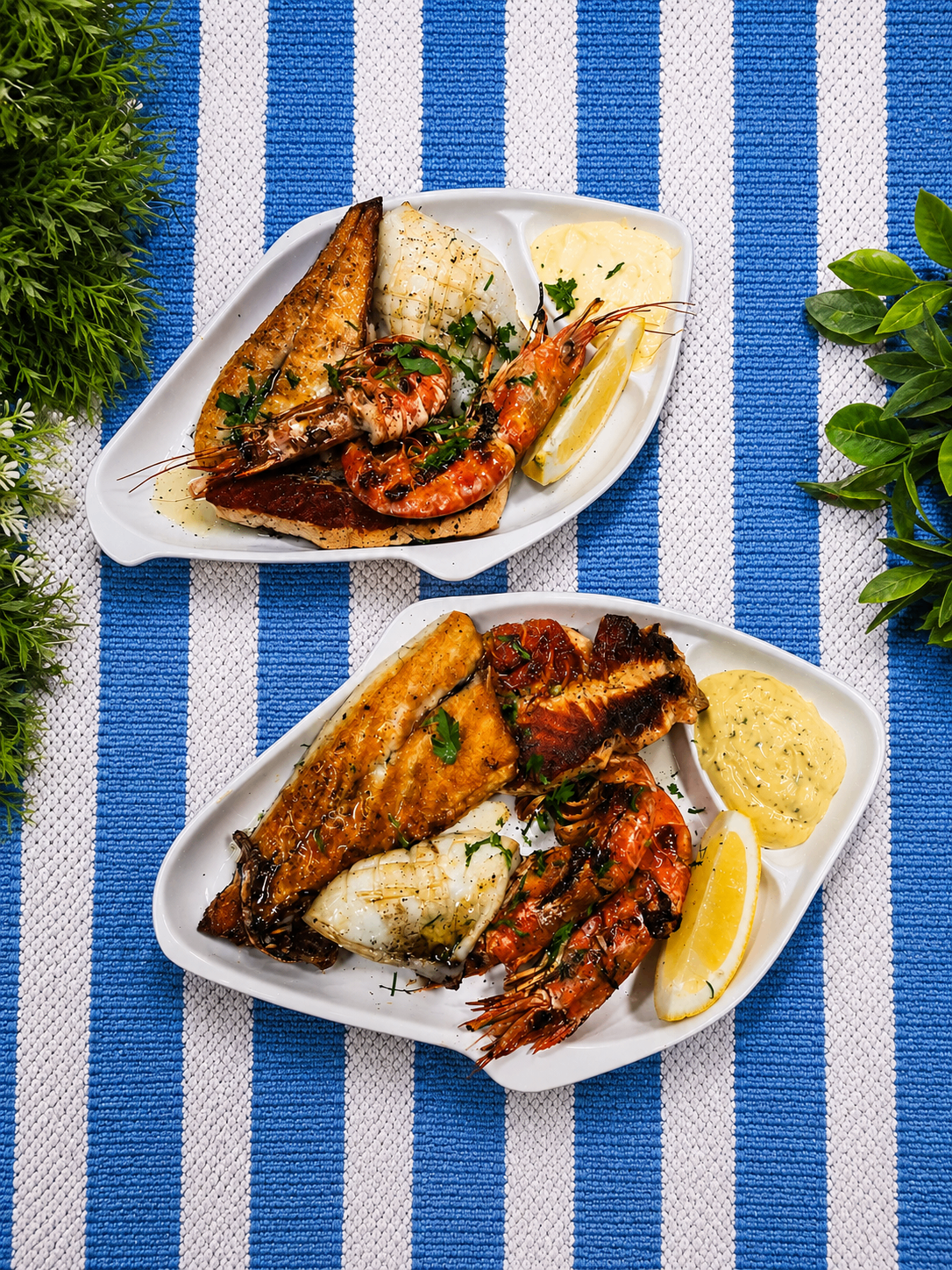 Seafood platters served at Forty Fishes